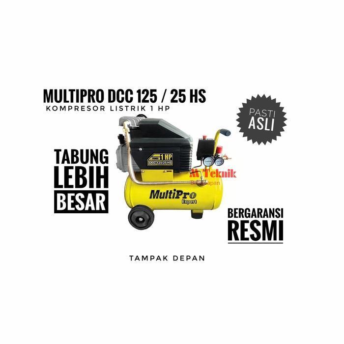 Kompresor angin udara listrik Multipro DCC 125 / 25 HS Compressor 1 HP