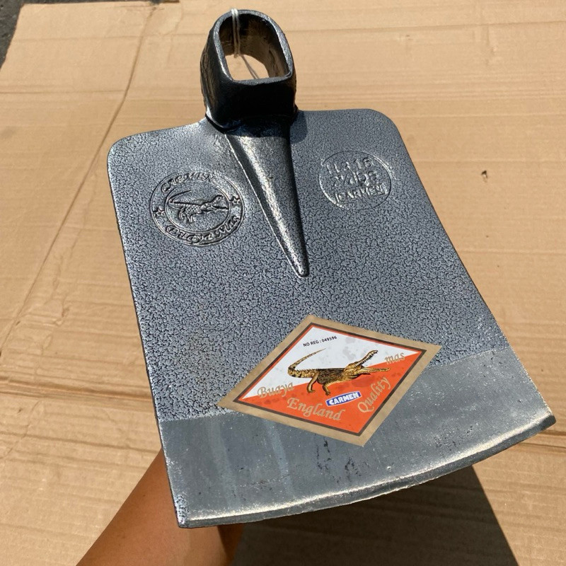 New Cangkul Baja Anti Lengket Cangkul Cap Buaya Asli Cangkul Carmen Ori Kualitas Premium