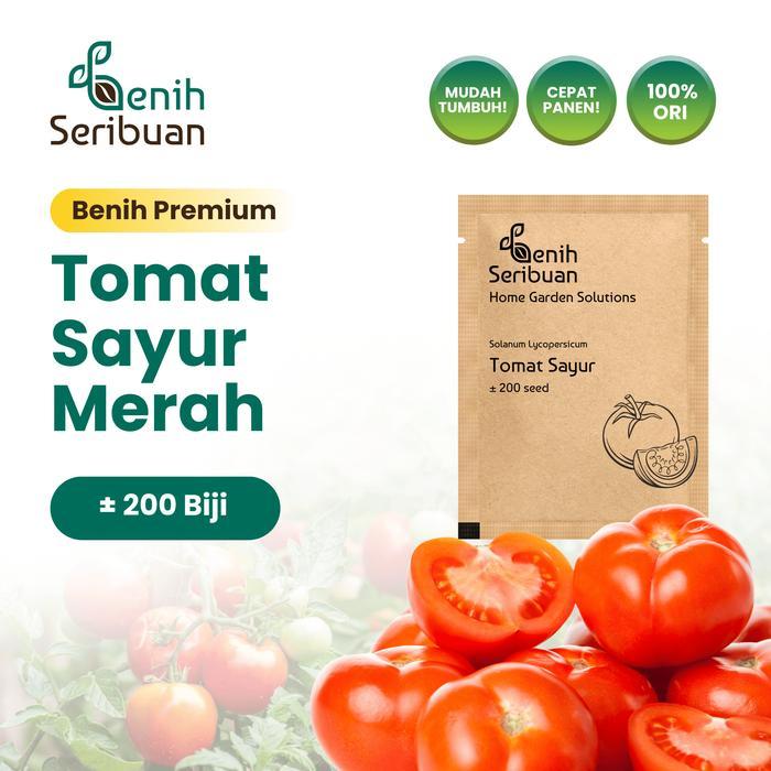 Benih Tomat Sayur Merah - Benih Sayuran Seribuan - PREM TOMAT SAYUR