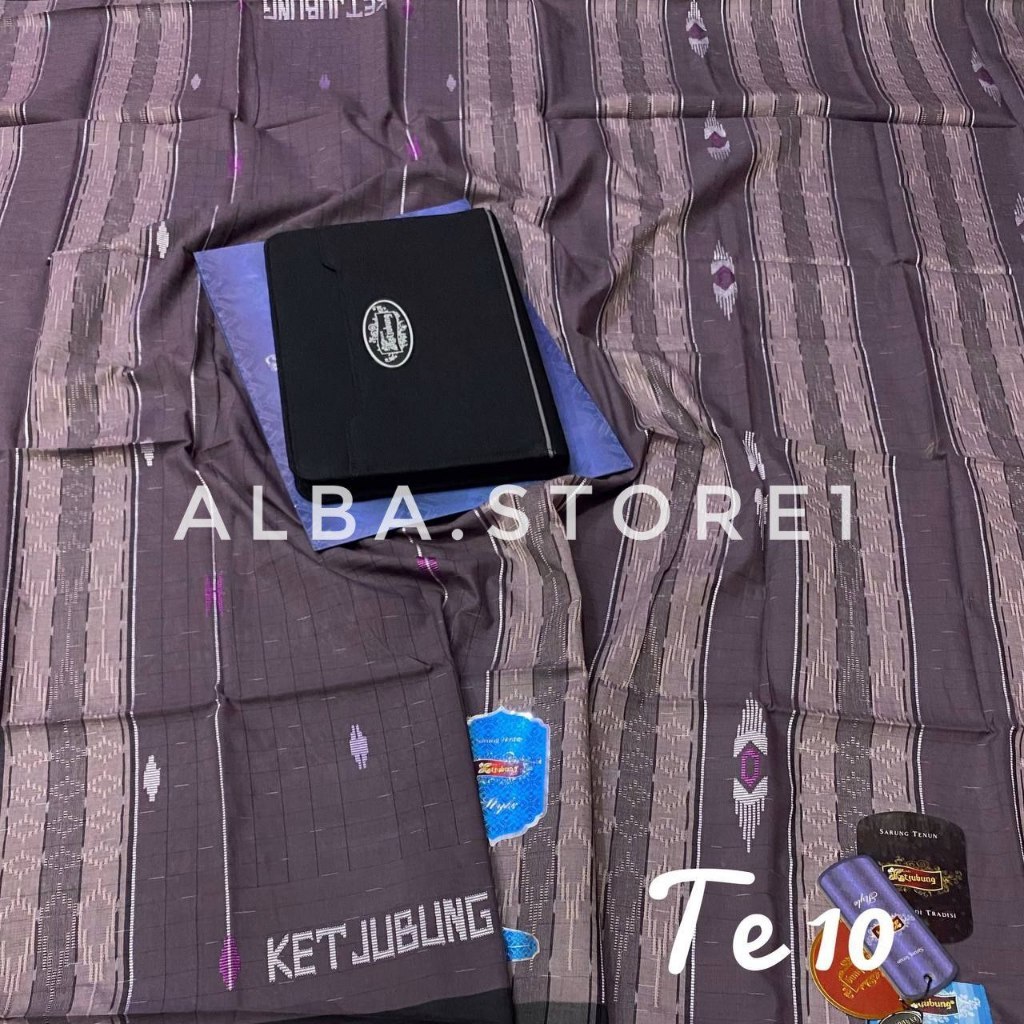 Sarung KETJUBUNG MESRES Jahit Tengah Songket Timbul Dapat Paperbag SPP STE SSI TSK GRJ STC GTI JQS I