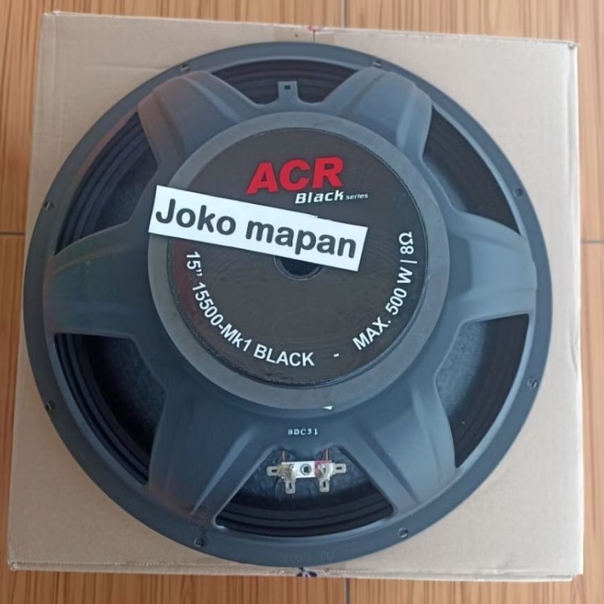 Speaker ACR 15 INCH 15500 MK-1 BLACK SERIES 500W / Speaker 15 inch Ashley JF-1538 Speaker 15 inch BE