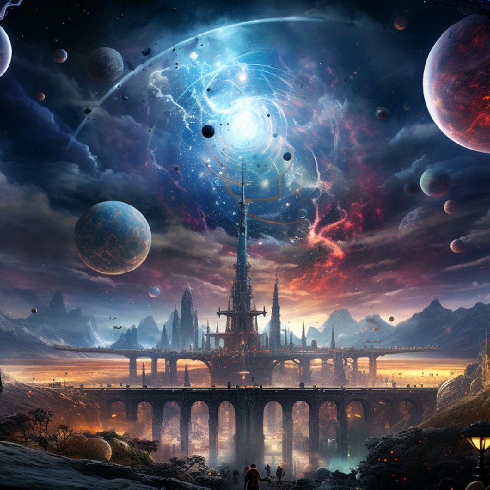 HIASAN DINDING STIKER VINYL & PAPAN MDF DEKORASI RUMAH KAMAR RUANG TAMU MOTIF PLANET GALAXY LUAR ANG