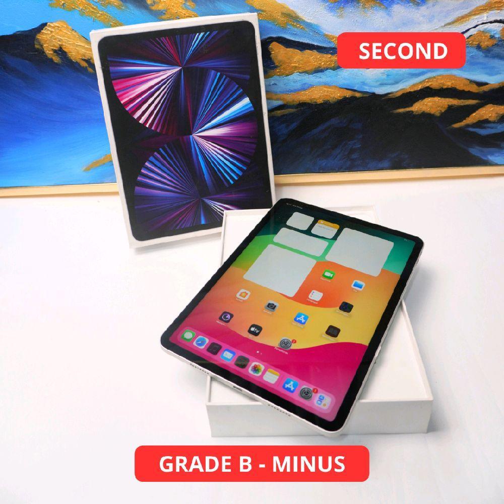 APPLE IPAD PRO 11 INCH WIFI 256 GB (GEN 4, 2022) GRADE B - MINUS TAB SECOND ORIGINAL SINAR MUTIARA C