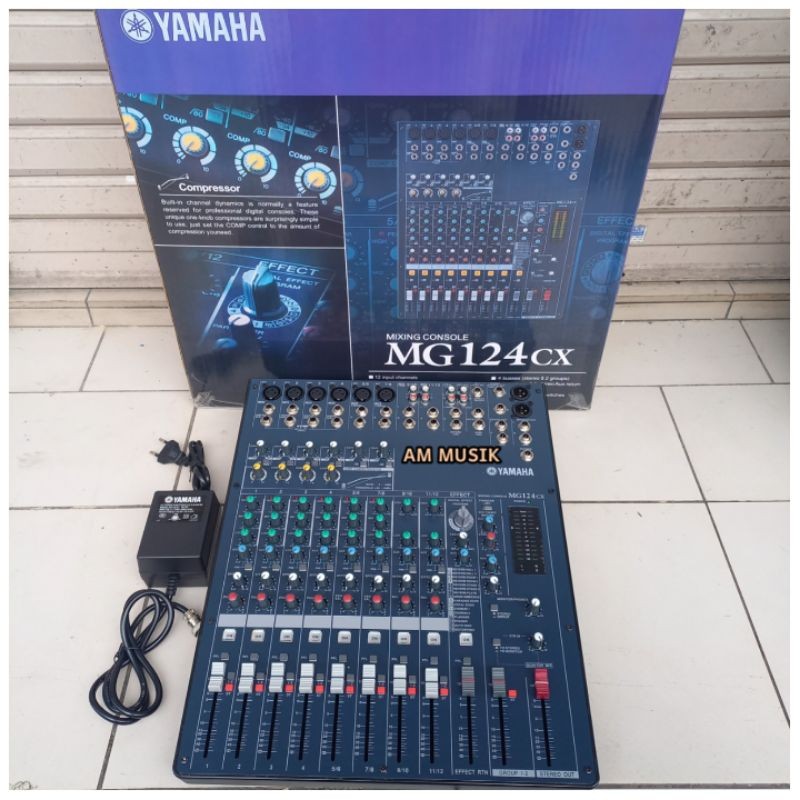 MIXER YAMAHA MG 124 CX MG124CX MIXER 12 CHANNEL