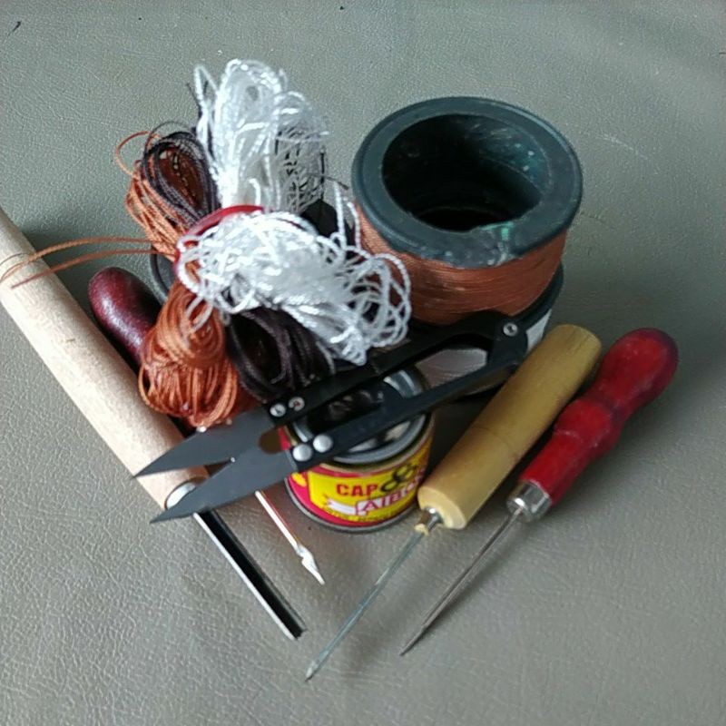 paket jarum sol peralatan sol sepatu dan sandal lengkap  isa ahmad