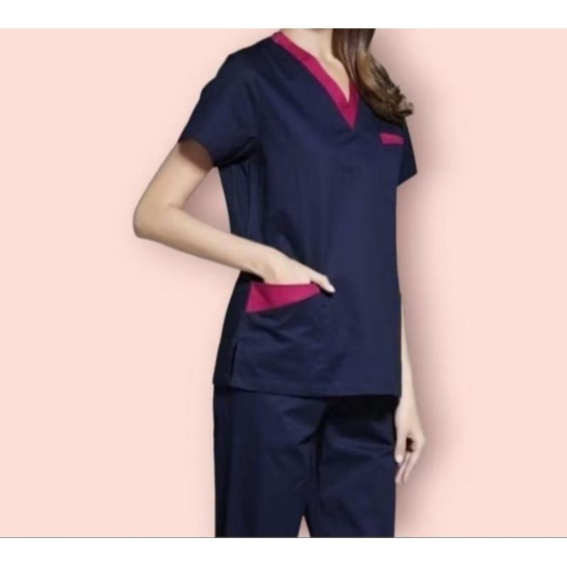 Promo BAJU Oka/ BAJU DOKTER/ BAJU PERAWAT/Lis  FANTA LENGAN PENDEK