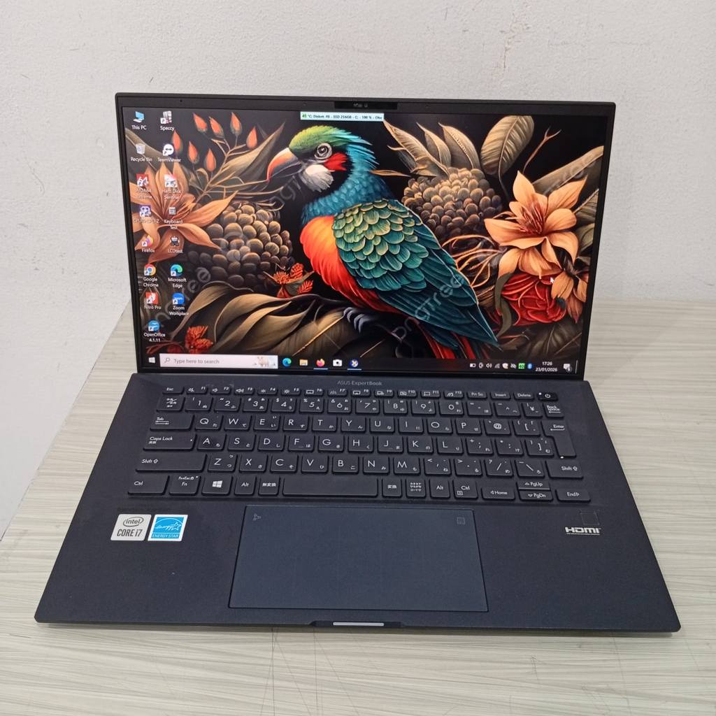 laptop  ASUS Expertbook B9450FA ram 16Gb ssd 256 CORE i7 Gen16 ringan
