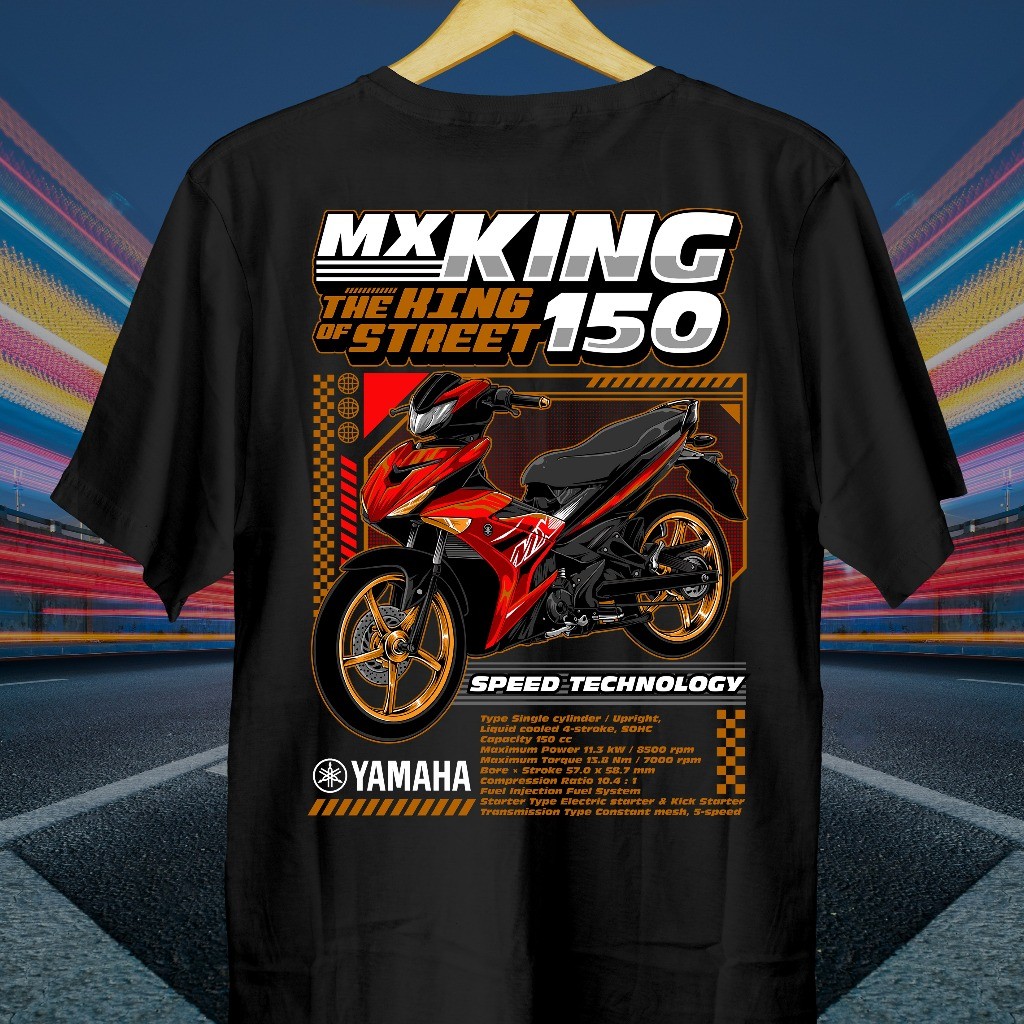 Kaos Motor MX KING 150 // Kaos MXKING // Kaos Jupiter MX King // Baju MX KING // Baju MXKING // MXKI