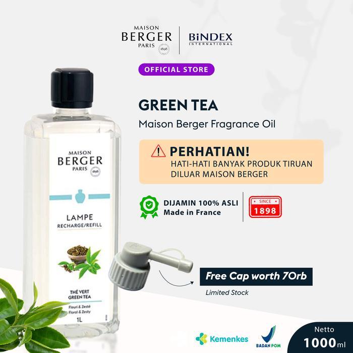Teeshirt6 Maison Berger Refill Diffuser Fragrance The Vert / Green Tea 1L Maison Berger / Lampe Berg