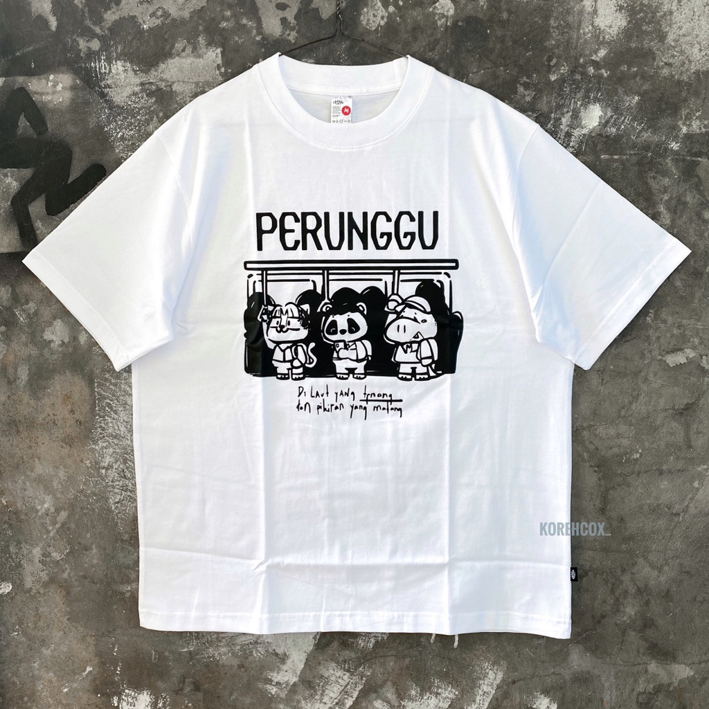 Kaos Casual- Perunggu - Halt White - Tshirt Official Merchandise