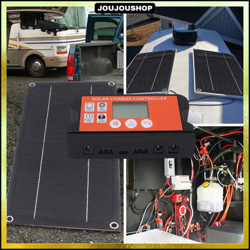 Solar Panel Monocrystalline Semi Flexible 10W Controller - SN30