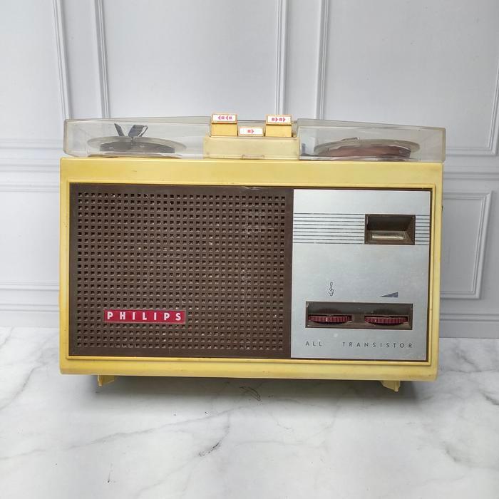 1963 Philips EL 3586 Portable Tape Recorder Vintage