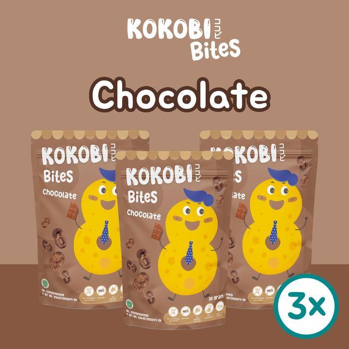 3Pcs Kokobi Bites Chocolate