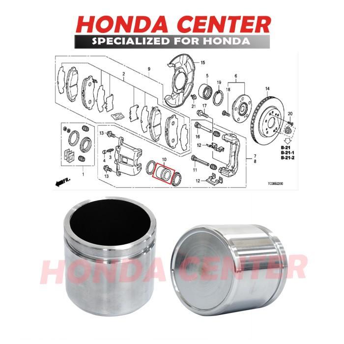 PISTON REM DEPAN ACCORD S84 S86 S87 VTI VTIL 1998 1999 2000 2001 2002 Handal