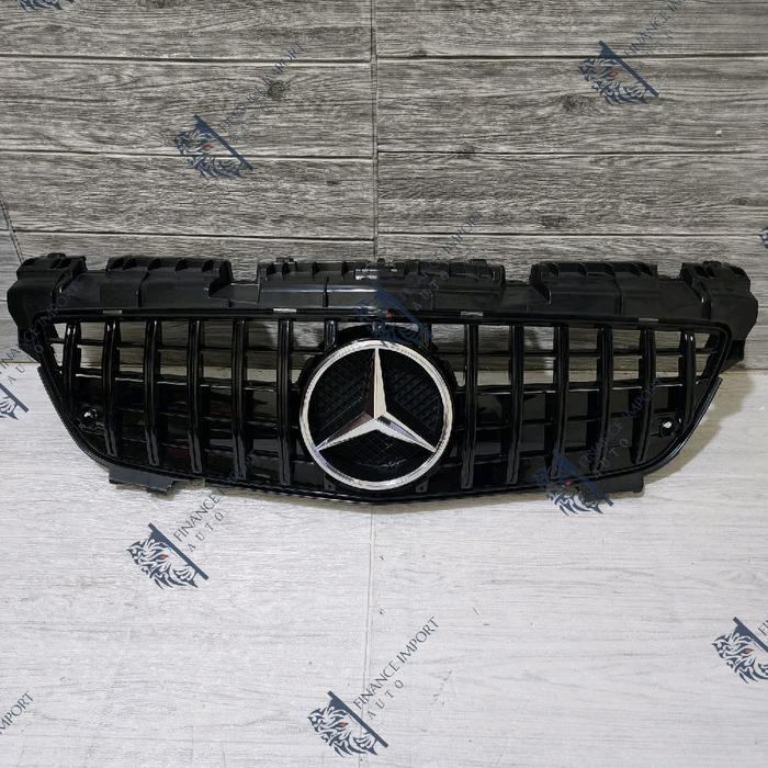 Grill GTR GT Mercedes Benz R172 W172 SLK 2011-2015 Grille R172 SLK-Class With Emblem Logo - Black