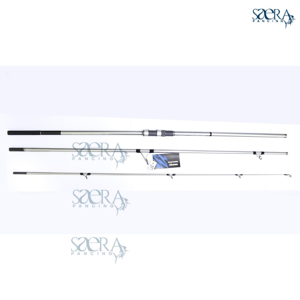 Joran Pasiran Surf Okuma Power Surf 8K 3903H dan 3903XH Mancing pinggir Pantai/pasiran 3 section