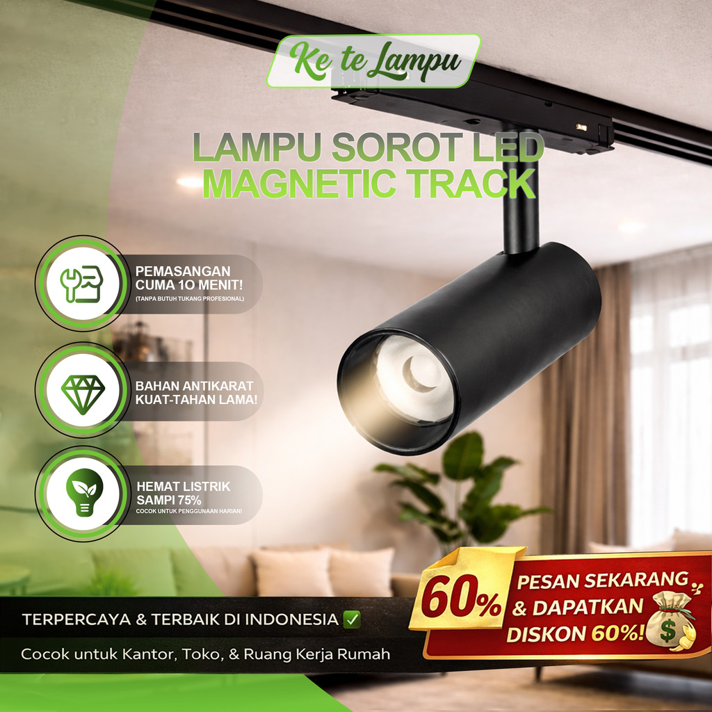 Lampu Sorot Led Lipat Super Terang 20W Lampu Sorot Led COB Aluminium Lampu Sorot Modern untuk Dapur 