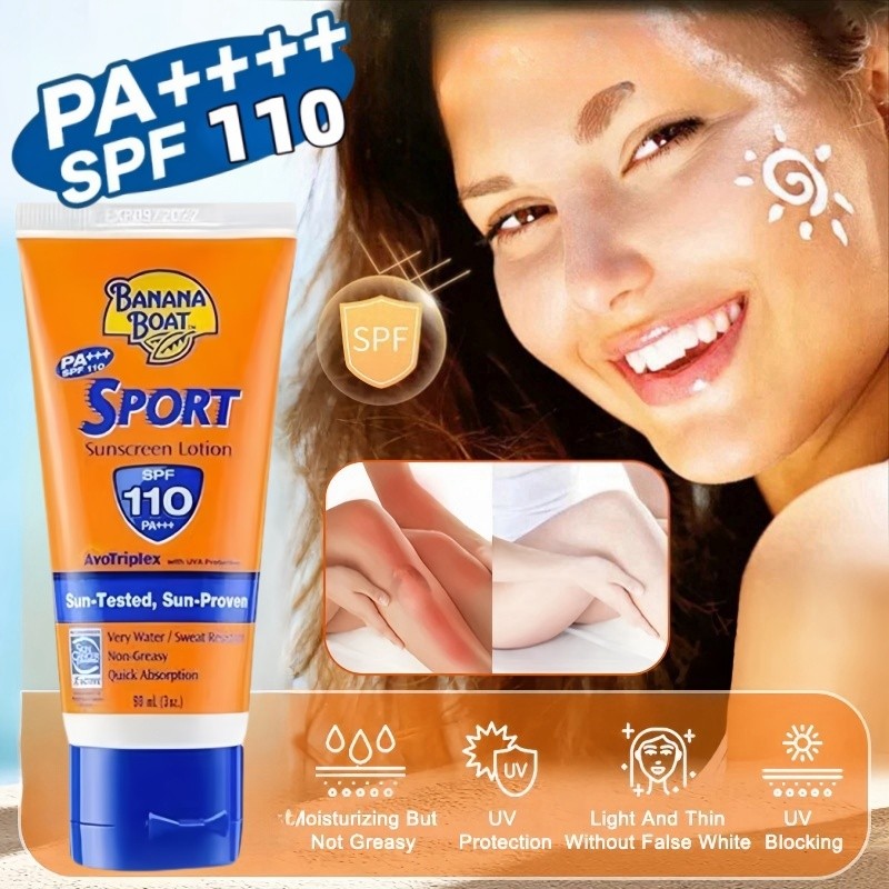 Banana Boat Sunscreen / Banana Boat SPF 110 / Banana Boat Sport Sunscreen SPF 110 PA++++ 90ML - Bana
