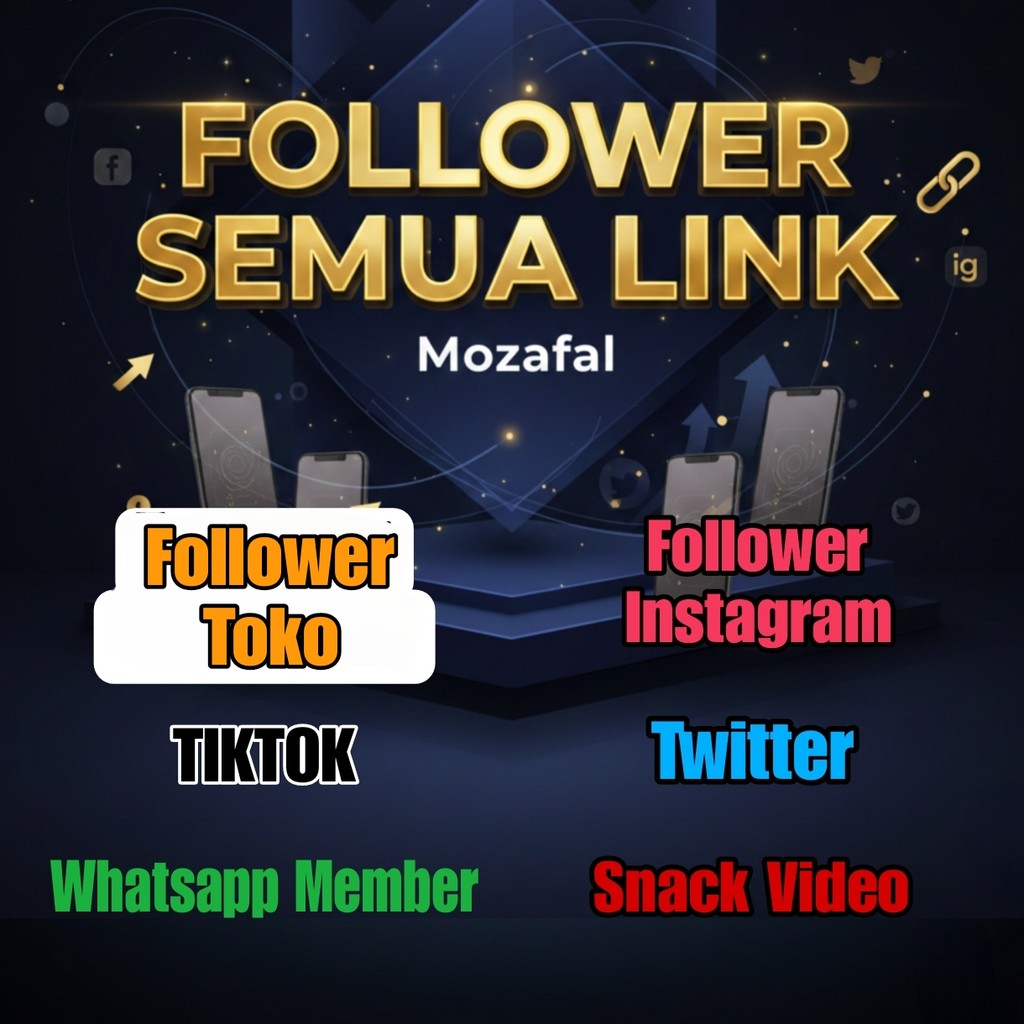 Jasa Followers Semua Link | Inst@gram TikTok YouTube | Aman No Password