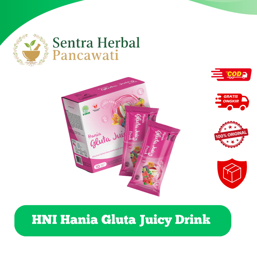 HNI Hania Gluta Juicy Drink - Minuman Kolagen Glutathione Pemutih & Pencerah