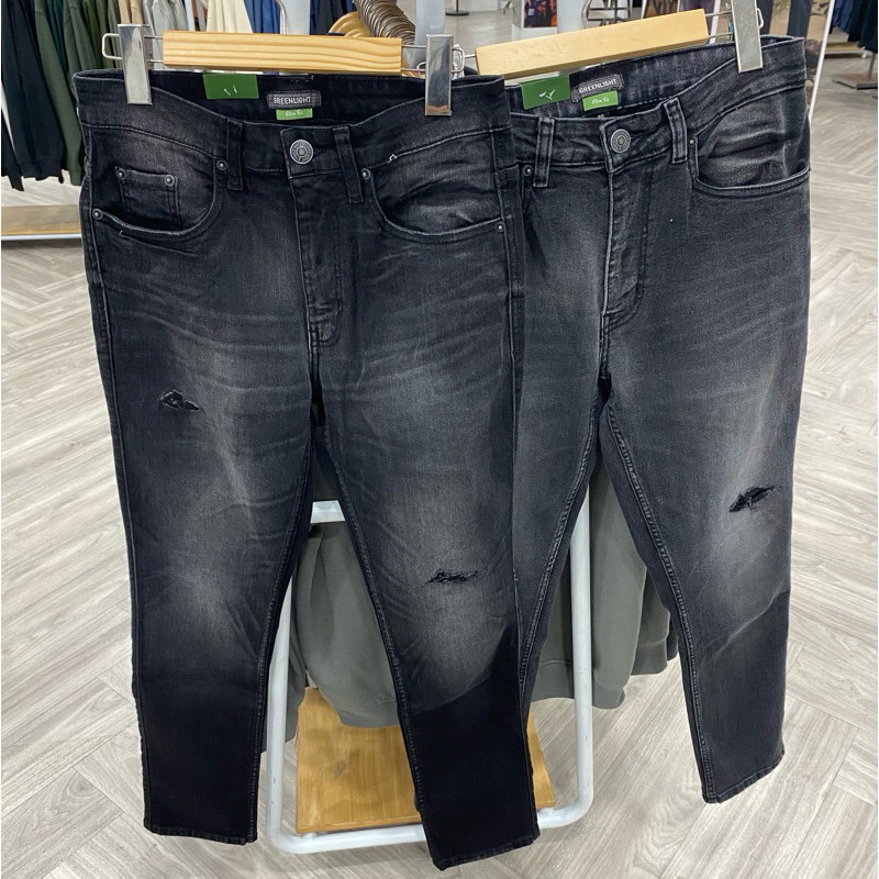 Celana jeans greenlight original Terbaru (SLIM FIT) celana greenlight ori 100% termurah celana rippe