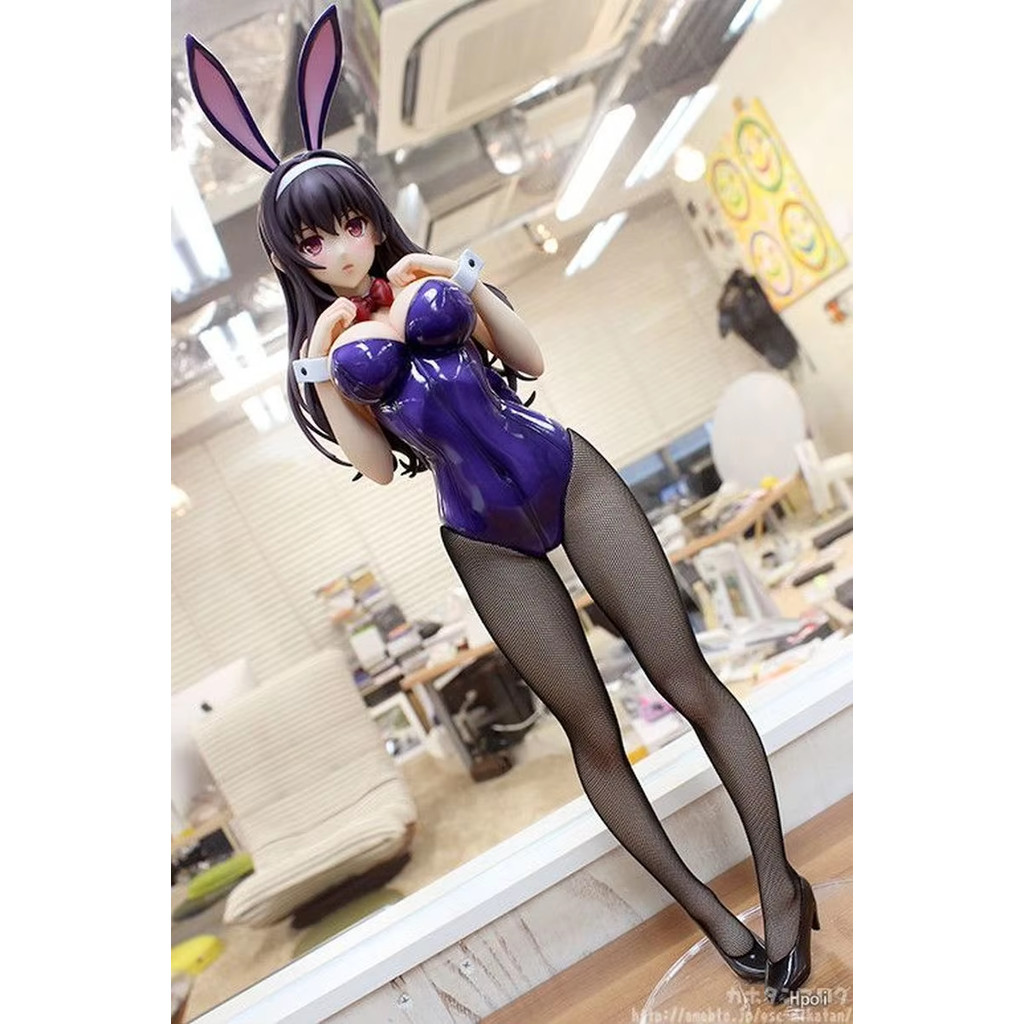Anime Saenai Heroine No Sodatekata Utaha 40cm Bunny Girl Pvc Collection Model Figure 42cm y Kasumiga