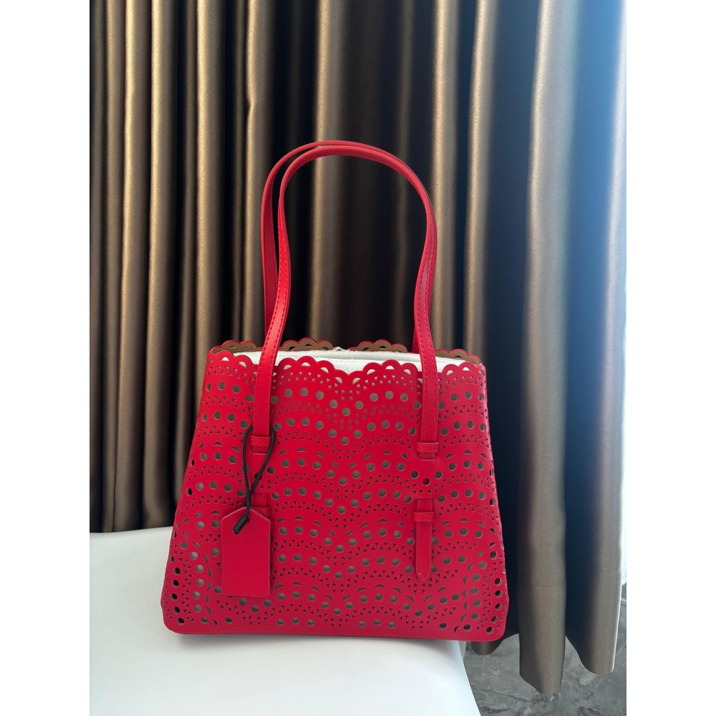 ALAIA BAG BASKET KOREA - RED