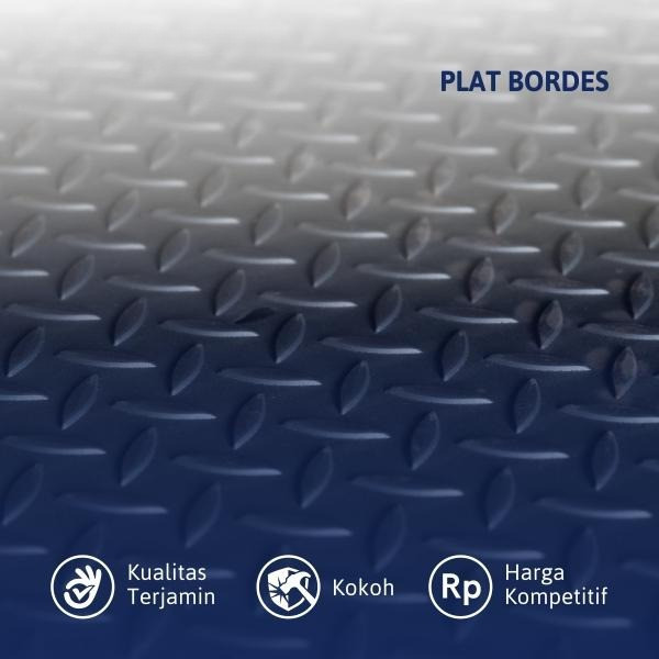 Plat Besi Bordes 5.8MM X 4' X 8' - Industrif Teknik