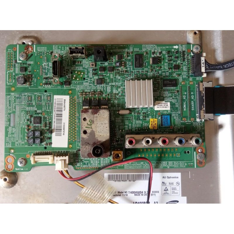 MB - MAINBOARD - MOTHERBOARD - MOBO - MICOM - MODUL - MESIN TV LED SAMSUNG UA40D5003BM - UA40D5003 -