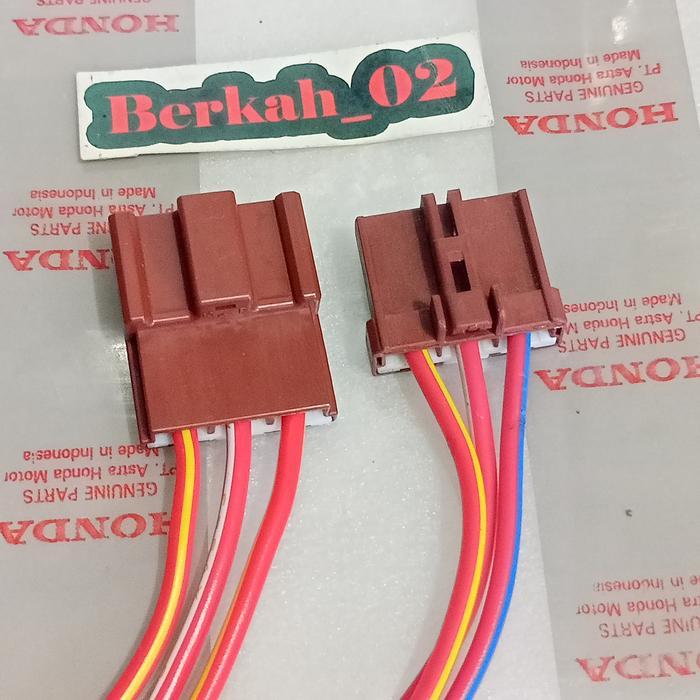 Soket spull ACG starter 3 pin besar Honda Beat esp Scoopy fi sepasang