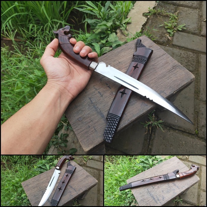 PISAU UKIR MACAN BINTANG Keren 20 cm