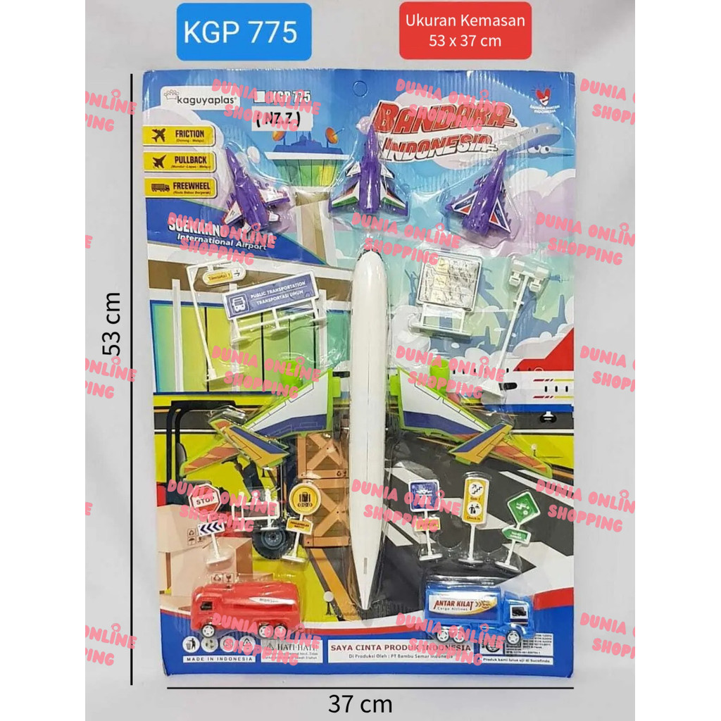 Mainan Pesawat Airport / Mainan Kendaraan Bandara Pesawat Airport / Pesawat Mainan