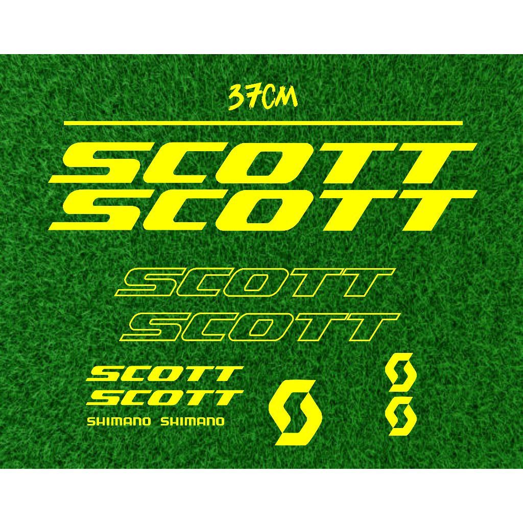 cutting stiker sepeda scott