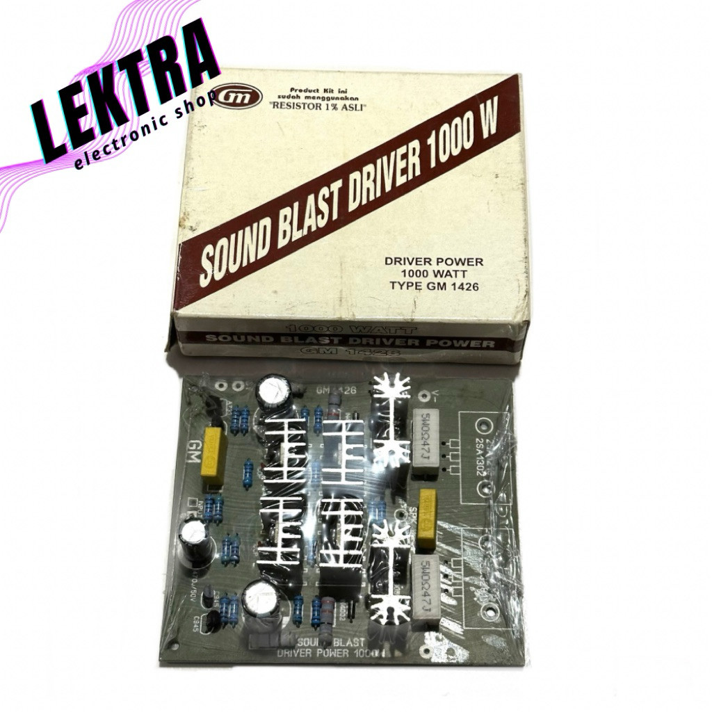Kit GM 1426 Sound Blast Driver 1000w Power 1000 w watt Resistor 1% GM1426