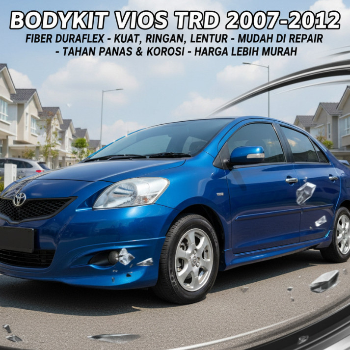 Arjuna bodykit bodikit Bodykit Vios trd gen 2 06-11 body kit vios bodikit vios TRD