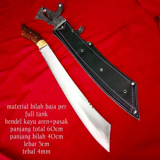 baja per asli patimura calep hitam fulltang