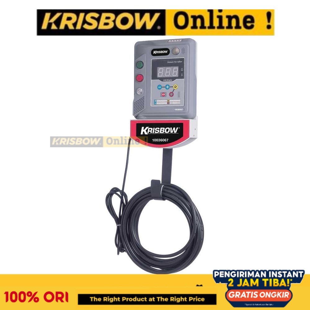 Krisbow Tire Tyre Inflator Automatic alat mesin pengisi pompa angin Car-Truck Inflator Mobil Truk Ba