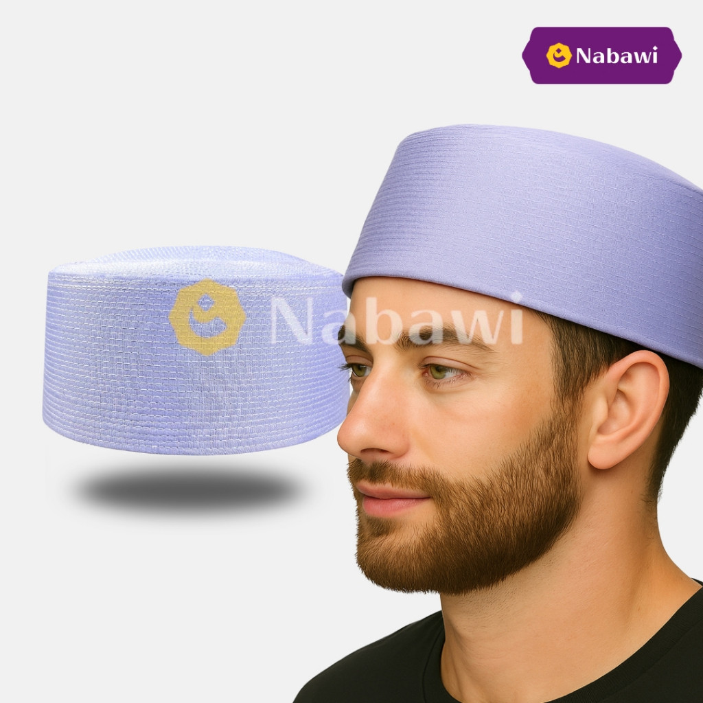 PROMO Peci Pria Habib Bahar Songkok Habib Bahar Bin Smith Kopyah Tebal Kopiah Dewasa Putih Polos sal