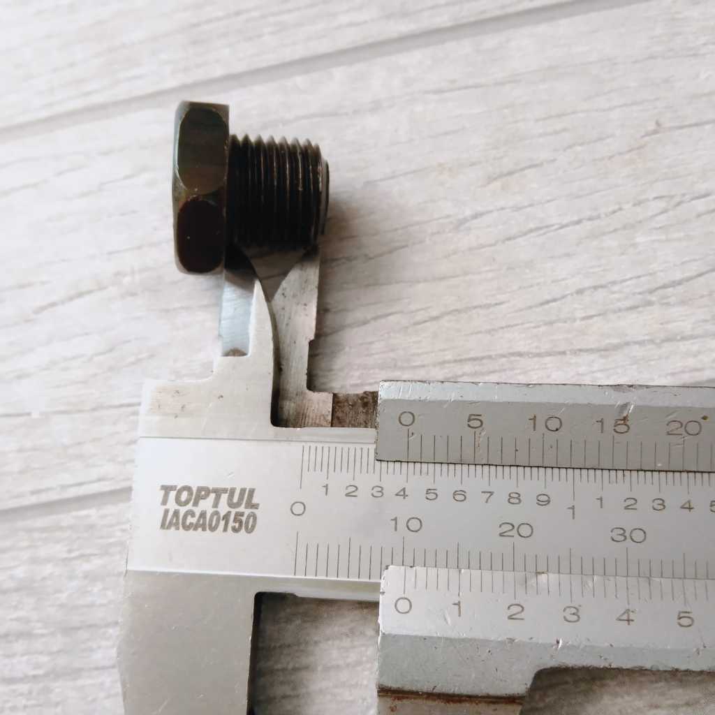 BAUT BAJA  12X10MM / BAUT KUNCI 17  WARNA HITAM