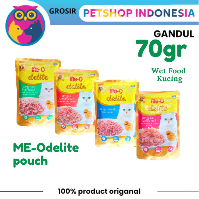 Meo Delite premium cat pouch 70gr