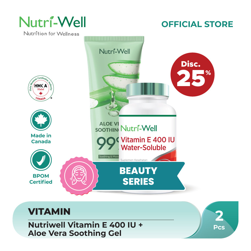 [Beauty Series ] Nutriwell Vitamin E + Nutriwell Aloe Vera