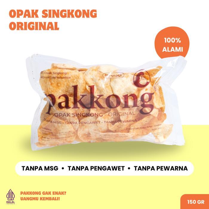 PAKKONG Opak Singkong - Rasa Original (Tanpa MSG & Pengawet)