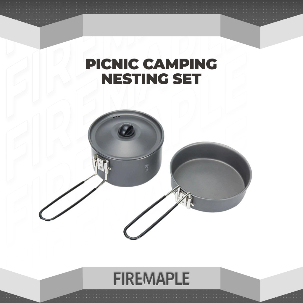 Nesting Camping FireMaple Picnic Alat Masak Camping Nesting Set Lengkap