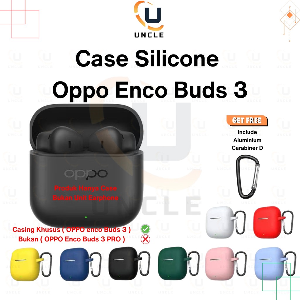 Case Oppo Enco Buds 3  Casing silicone Oppo Enco Buds 3Pro Protect Silicon Halus