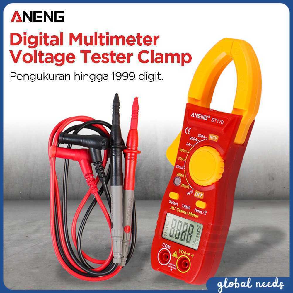 ANENG Digital Multimeter Tang Ampere Voltage NCV Tester Clamp - ST170