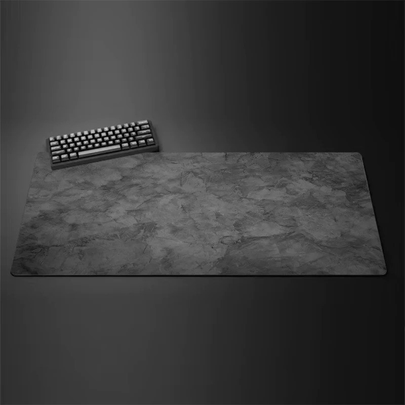 Gray mouse pad Large/Small overlocked mousepad xxl desktop keyboard table pad gray series game desk 