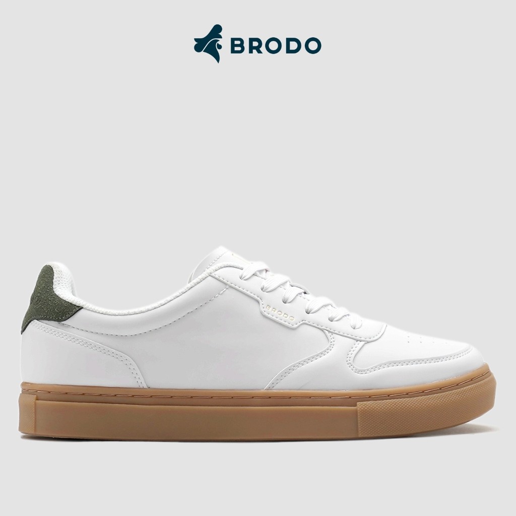 BRODO - Sneakers Calcio White Olive GS