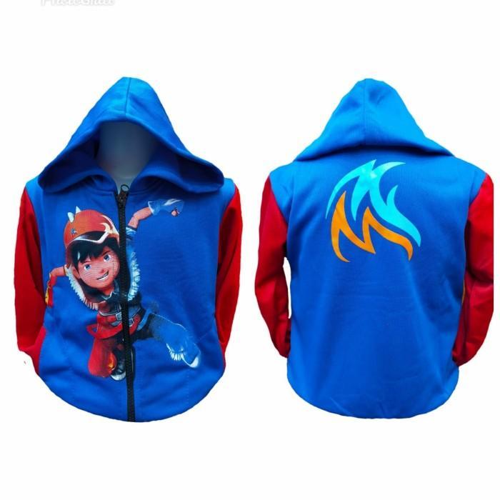Jaket Anak Boboiboy Frost Fire