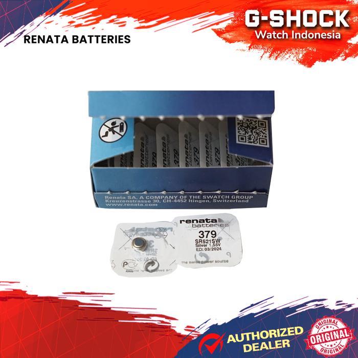 Baterai Battery Batre Renata SR521SW SR 521 SW / Renata 379 Original
