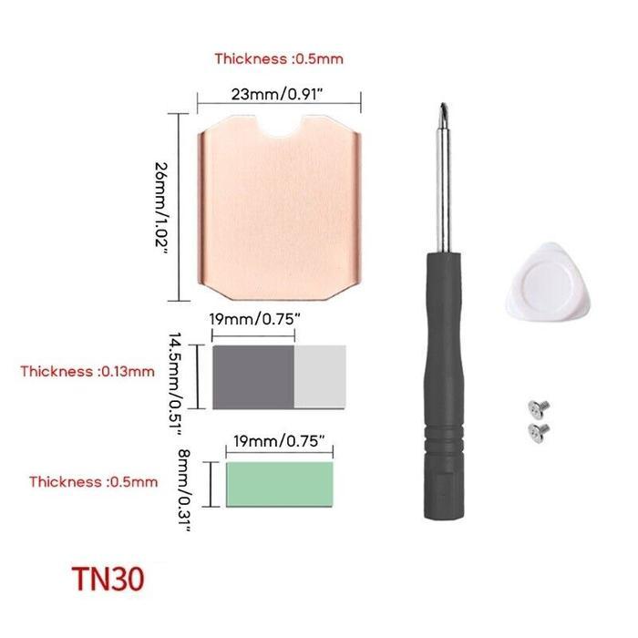 DISKSPACE HEATSINK SSD M.2 NVME SATA NGFF 2232 2242 2280 M2 PENDINGIN COPPER - 2230